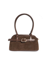 Handtassen Effen Kleur Casual Suède Dagelijkse Accessoires