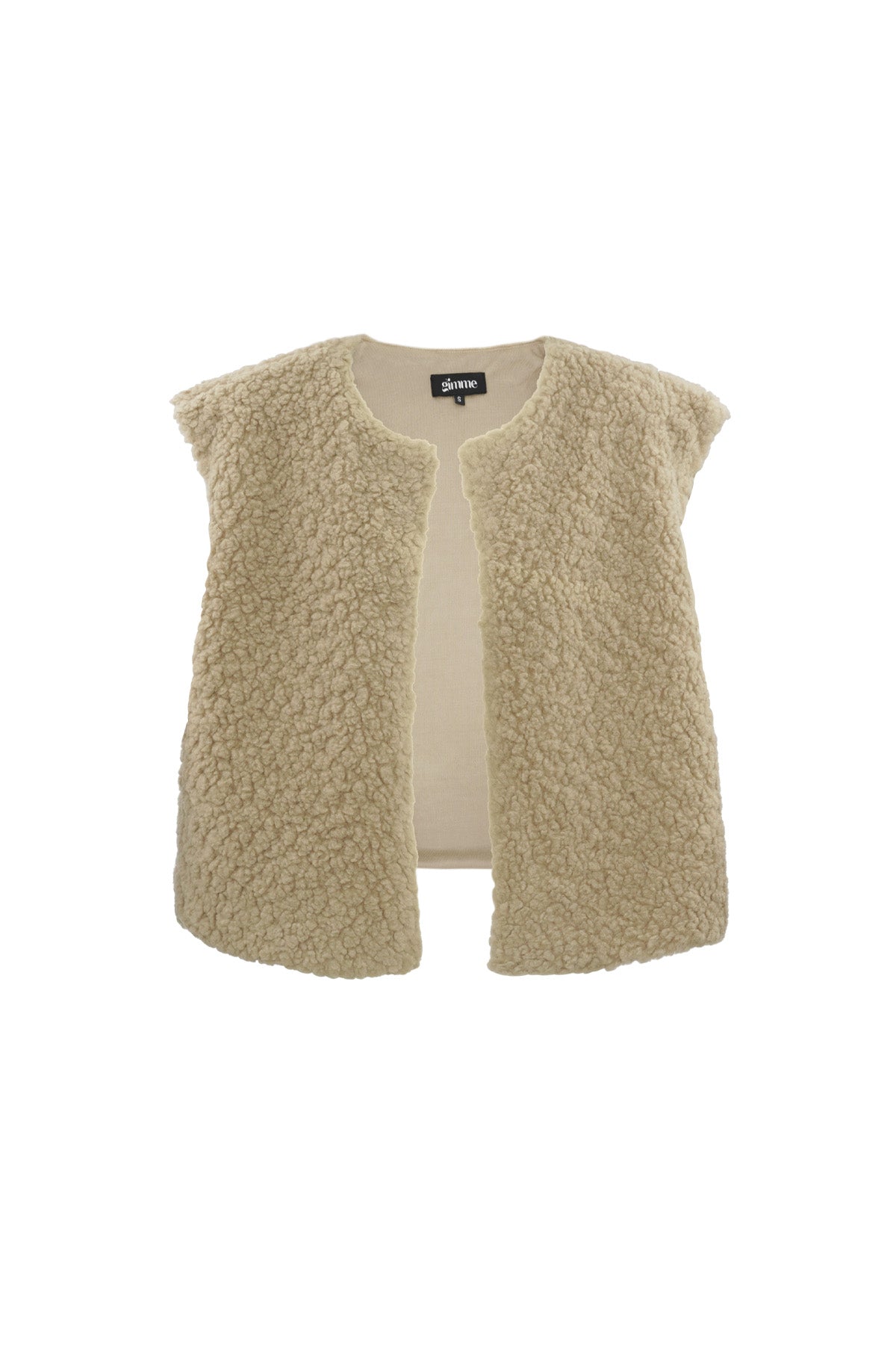Woven Polyester Fiber Women's Vest Casual Solid Color Fall/Winter