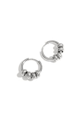 Small hoops with beads