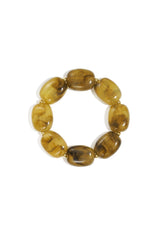 Armband met squoval  kralen