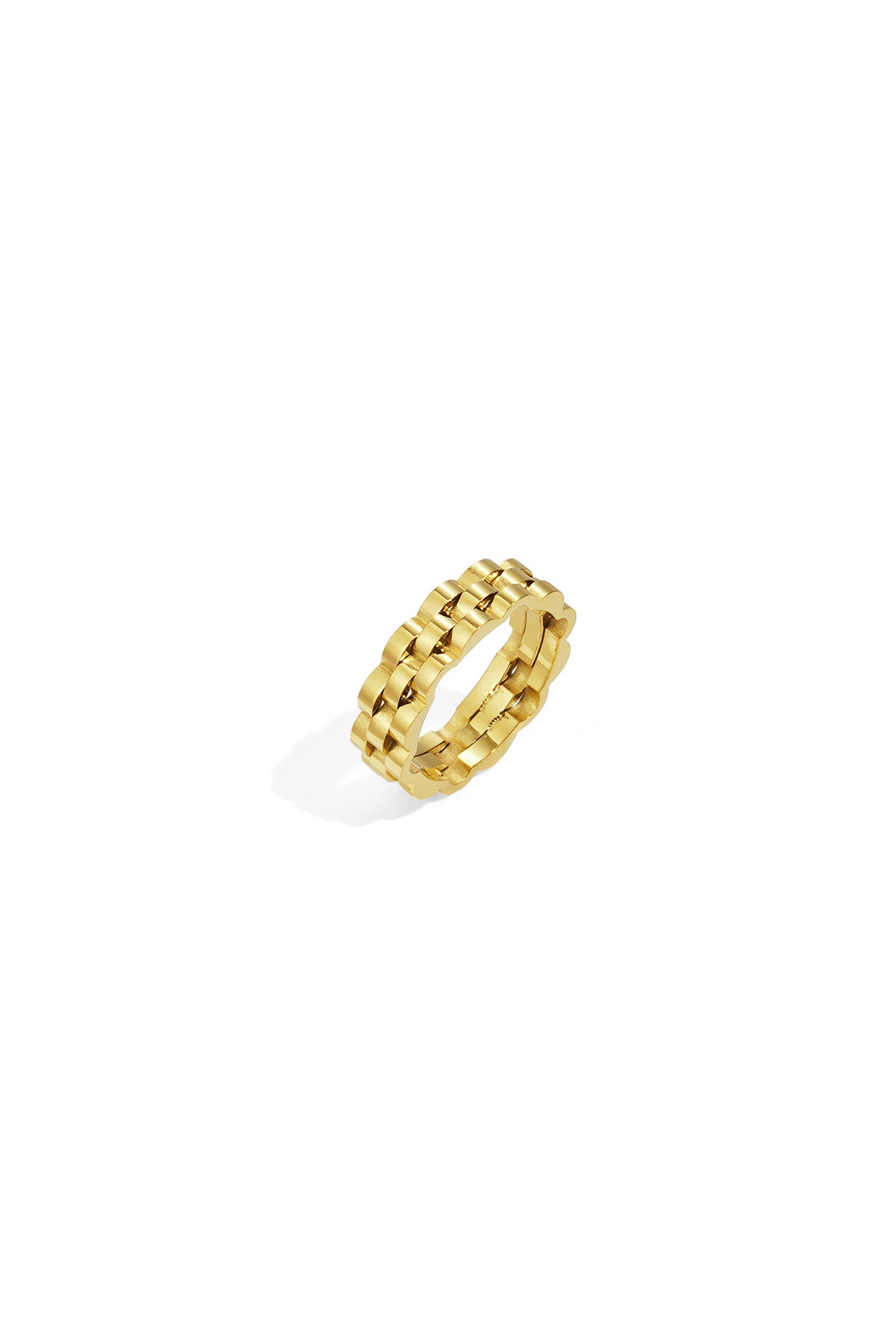 Roestvrijstalen minimalistische ringen onregelmatige vorm Eenvoudig dagelijks Eenvoudige serie Dames sieraden